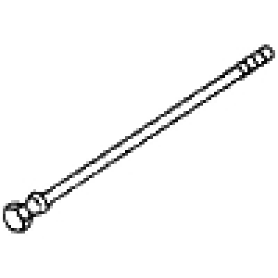 hexagon-head bolt M10 x 125 x 113 for Porsche 914  021101145B