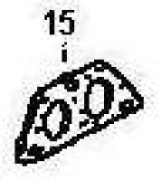 Nr.15  Dichtung für Porsche 914-1,7/1,8/1,8V