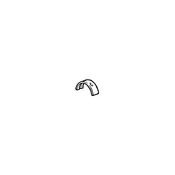 Hauptlager Oberschale Untermass 0,5mm für Porsche 944  92810111560
