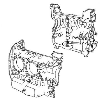 crankcase for Porsche 914  92310194101