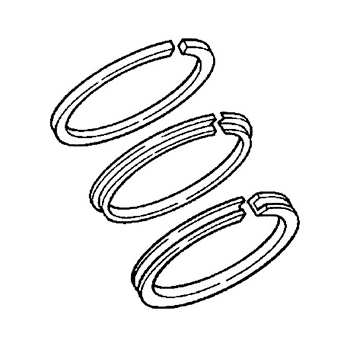 Kolbenringe Satz für Porsche 944: ab Bj.89 Durchmesser 104,00mm  94410390224,94410390260