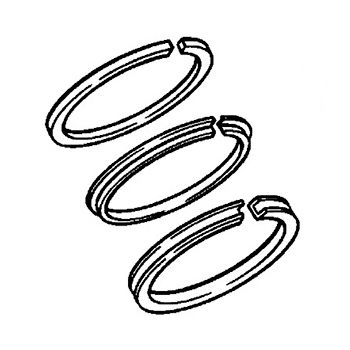 Satz Kolbenringe 100,50mm für Porsche 944  94410390292
