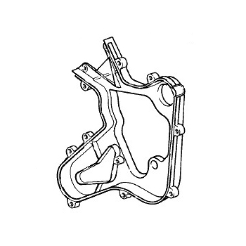 Zahnriemenabdeckung für Porsche 944 Turbo  94410503905