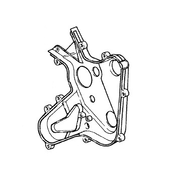 Zahnriemenabdeckung für Porsche 944  94410504504