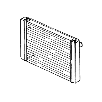 Wasserkühler für Porsche 944  95110603150