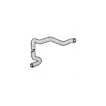 Wasserschlauch für Porsche 944  94410624501