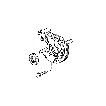 oil pump from engine number 41E 09030, 41E 20780, 43E 14859, 43E 21784 für Porsche 944  94410701409
