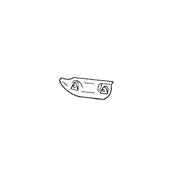 cover plate for Porsche 944  94410716301