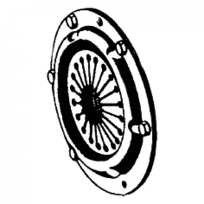 Kupplungsdruckplatte, 180mm, für Porsche 356  61611601201