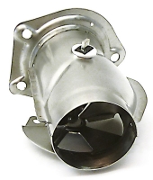 Heater-flap box stainless steel SSI left -  Porsche 911 / 912 65-86, Porsche 911 Turbo 75-77  ECK 2103,ECK2103