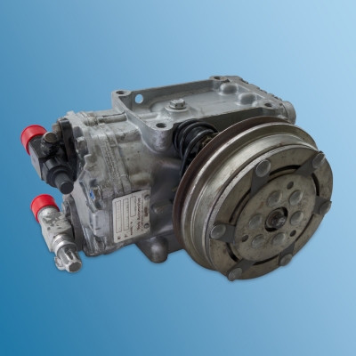 compressor incl. coupling York for Porsche 911/912, 69-83, WITHOUT valves, overtaken in exchange, deposit 416,50 Euro (incl. VAT.)  91112690100