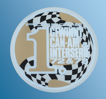 Aufkleber Can Am Interserie 72 & 73  für Porsche 911  ECK 8200/5