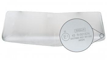 Bent Windscreen clear for Porsche 356  35657108