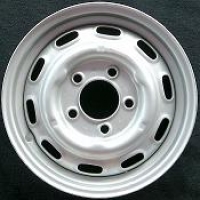 Stahlfelge chrom 5,5x15 für Porsche 356 C/SC, 911/912  91136102220