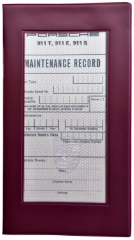 maintenance record complete, english for Porsche 911T, 911E, 911S  WKD43152000