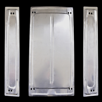 Aluminiumrahmen für Targa Dach, Set 3-teilig, für Porsche 911/912    ECK8550, 90156500240, 90156500241, 90156500245, 90156500246, 91156500240, 91156500246, 91156500247, 96456500200, 96456500201, 1682001410