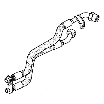oil pipe for Porsche 944 89  94420701102