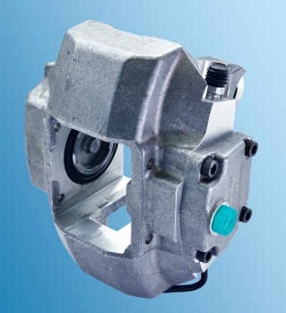 Neuproduktion Alu-Bremssattel links, S-Alusattel, Made in Italy, passend für Porsche: 911 S/RS Bj. 69-77; Turbo Bj. 75-77  91135193500
