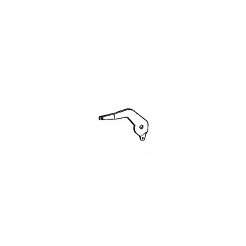 actuating lever right for Porsche 911, 75-89  91142471102