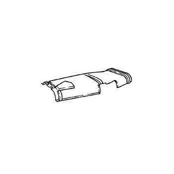 Abschirmblech für Porsche 944  477803387B