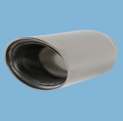 Preview: Auspuffblende verchromt, Edelstahl, für Porsche 924/924S/944 alle         477253191C,477253191F,477253191D,477253191E,477253191B