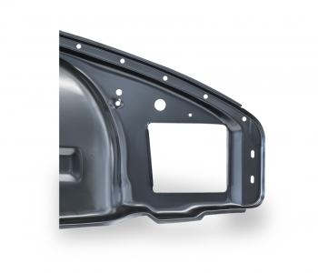 Preview: Radkasten vorne links für Porsche 911, ohne Batteriekasten und Federbeindom, Bj.69-73  91150103309, 1682350470, 591043