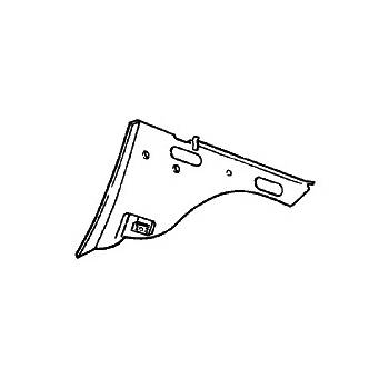 Innenwand hinten links für Porsche 911 Cabrio, Bj.86-89  91150120565