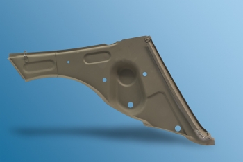 Preview: Innenwand hinten links für Porsche 911 Targa, Bj.72-73  91150120540