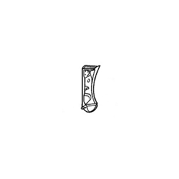 A-Säule, rechts, für Porsche 911, Bj.65-68  90150104021,91150104001,91150104002