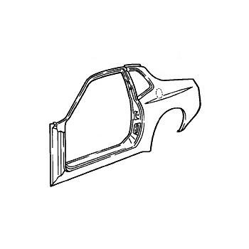 Seitenteil links für Porsche 944  94450306108