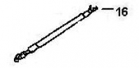 Haubendämpfer rechts für Porsche 944  94451234800