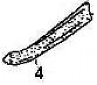 Nr.4 Heckspoiler seitlich links