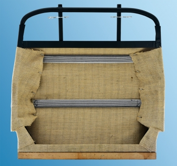 Preview: Lehnenrahmen, komplett, links oder rechts, für Porsche 911/912, Bj.69-73, überholt im Tausch, Kaution 357,00 Euro (inkl. MwSt.)  91152102700