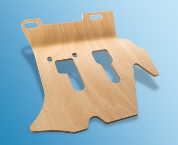 Preview: Pedalbodenbrett links für Porsche 911 Coupé, Bj.74-89  91155106304