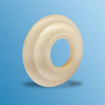 rosette window crank / door handle cream, large diameter for Porsche 356 preA + AT1, 50-57  64455289101,64455289100