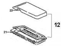 Nr.12 Kassettenbox Leder  ab Bj.91