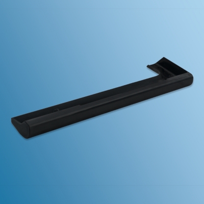Knee protection strip right, blank, unlined, black, for Porsche 911 G-model, 86-89 / 964 / 993 - New production  91155207000
