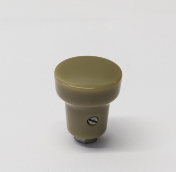 Schalterknopf grau, mittel mit Messingbüchse M5 und Sicherungsschraube M3,5 für Handgas  64455282004