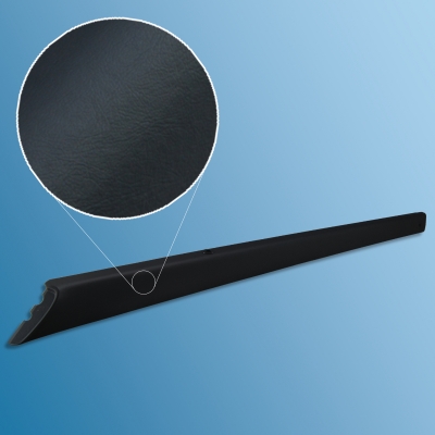 Cover strip, leather, black, right, for Porsche 911 G-Model, 86-89 / 964 / 993 - New production     99355508400