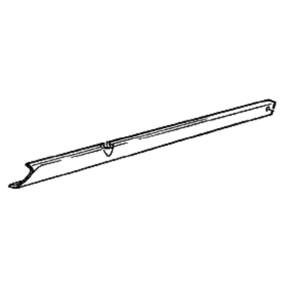 Schlüsselleiste, Echtleder, braun, rechts, für Porsche 911 G-Modell, Bj.86-89 / 964 / 993 - Neuauflage      99355508400