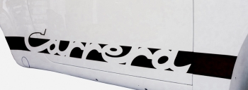 Schriftzug Carrera, schwarz, 4-teiliger Satz, für Porsche 911  91155903403