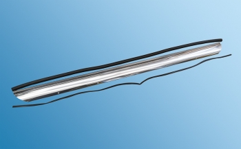 Zierleiste, seitlich, komplett, für Porsche 911S, Bj.69-73       90155910553