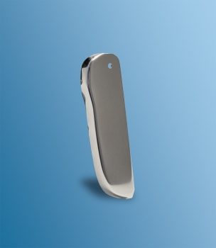 Endstück vorne rechts und hinten links, Alu poliert, für Porsche 911, Bj.74-77  91155914103