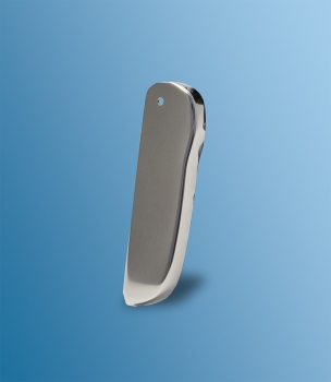 Endstück vorne links und hinten rechts, Alu poliert, für Porsche 911, Bj.74-77  91155914203