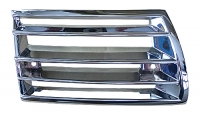 Hupengitter 911 rechts, chrom, Metall, für Porsche 911, Bj.69-72  90155943227