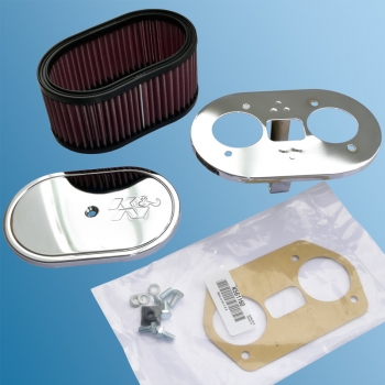 Preview: Sportfilter K+N für Weber Vergaser, K+N 56-1170, für Porsche 356  KN 56-1170