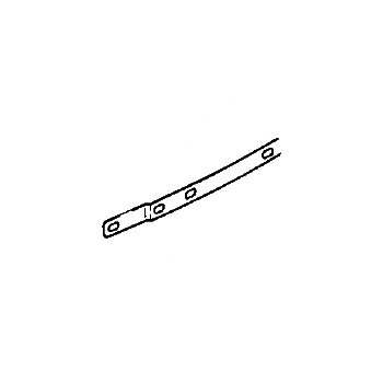 Spannschiene links für Porsche 911, Bj.82-89  91156128300