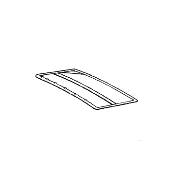 Himmelrahmen schwarz, für Porsche 911, Bj.87-89  96456402000