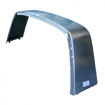 Targadach Bügel Edelstahl gebürstet ohne Schlitze für Porsche 911/912, Bj 65-68  90156501140