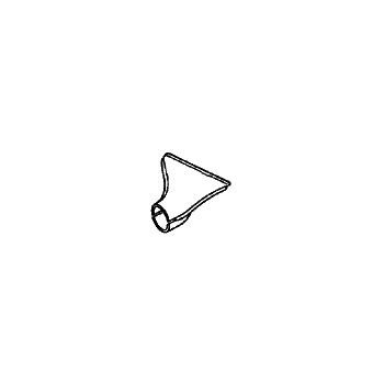 heating nozzle for Porsche 911, 69-83  90157204531